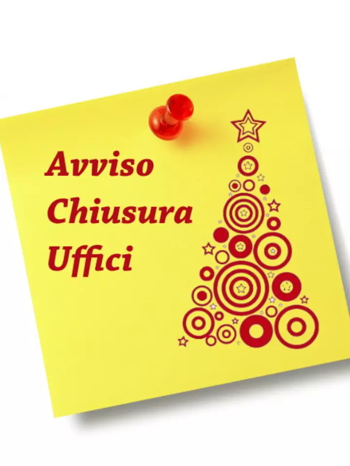 logo chiusura uffici Natale