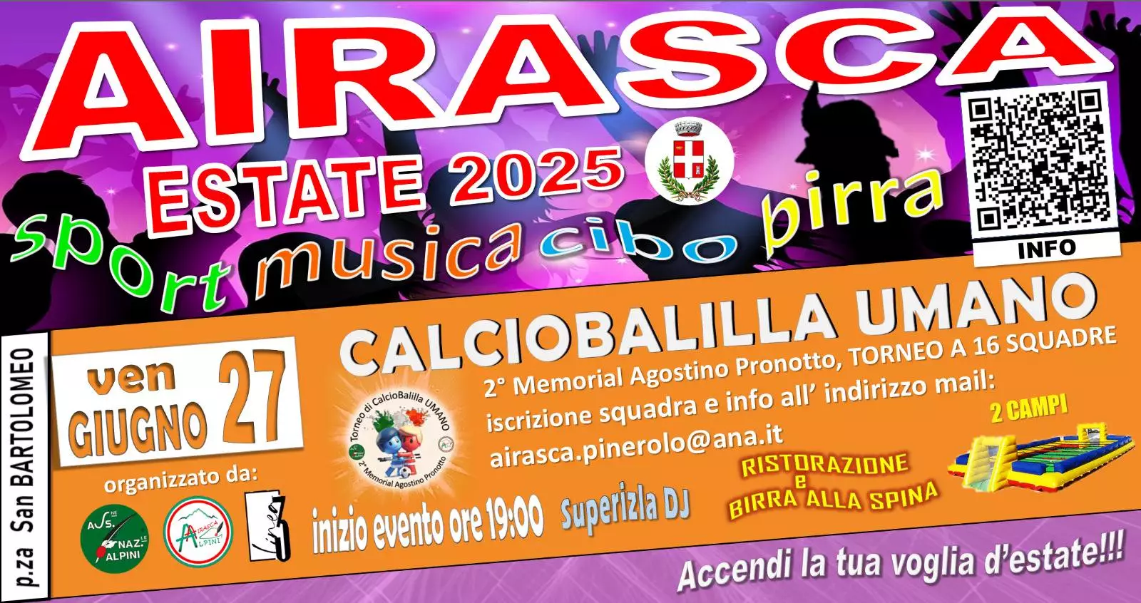 Locandina Memorial Agostino Pronotto 2025